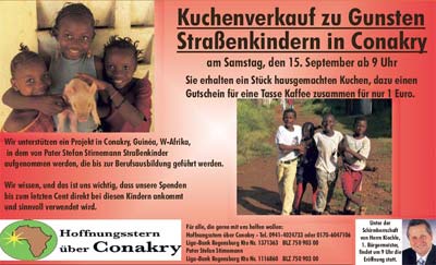Firma Globus Baumarkt unterstützt Hoffnungsstern über Conakry